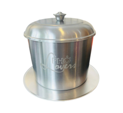 PHIN CAFE INOX THEO THƯƠNG HIỆU (MẪU BẦU - SILVER)