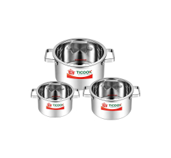 BỘ NỒI VUÔNG 3 MÓN TICOOK