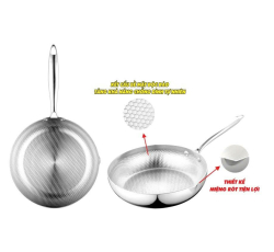 CHẢO INOX CHỐNG DÍNH MIỆNG RÓT TICOOK