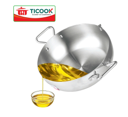 CHẢO INOX 2Q MIỆNG RÓT TICOOK