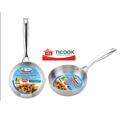 CHẢO INOX 304 BA LỚP ĐÁY TỪ CHỐNG DÍNH TICOOK